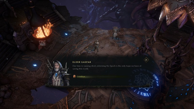 The NPC Elder Gaspar.