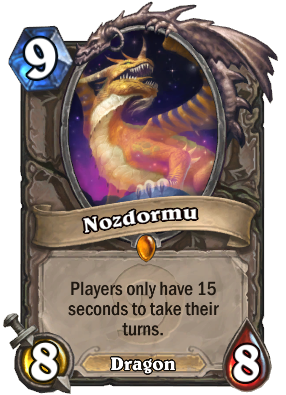 Nozdormu the impatient dragon.