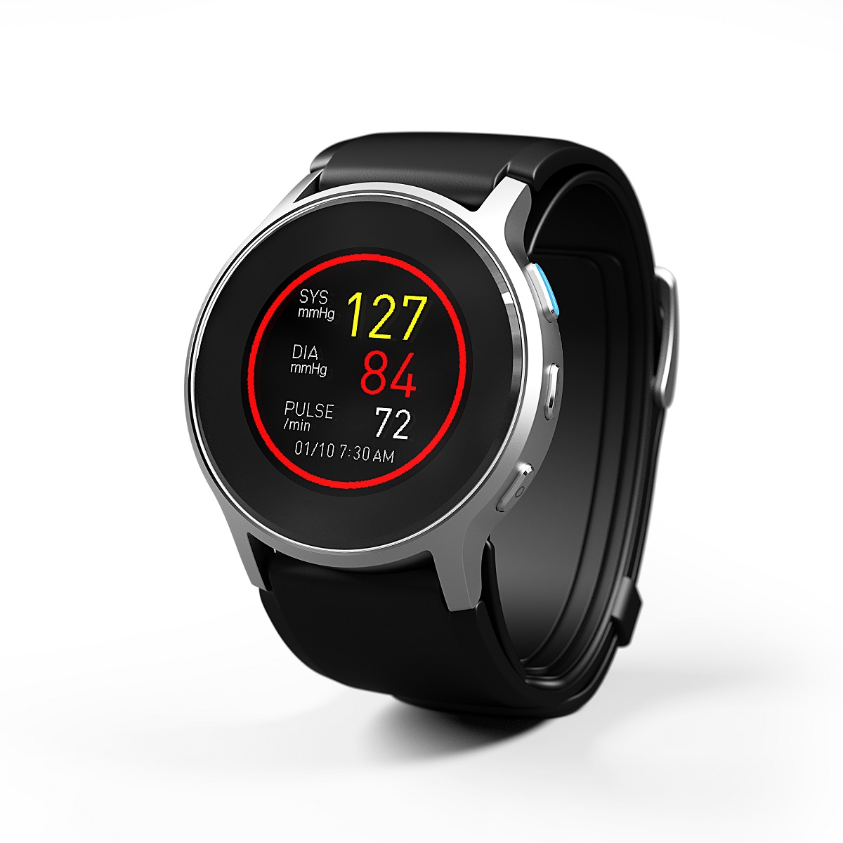 The Omron HeartGuide reads your blood pressure.