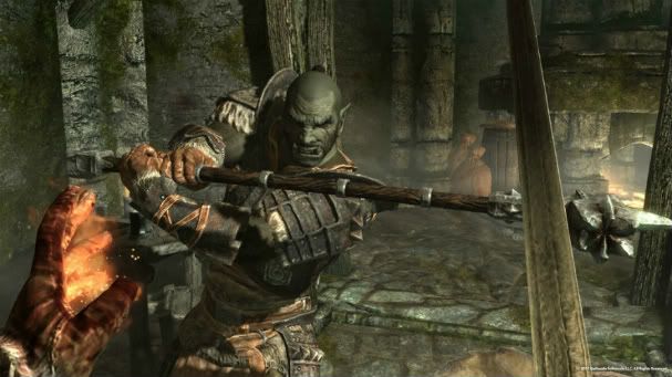 Skyrim epic combat
