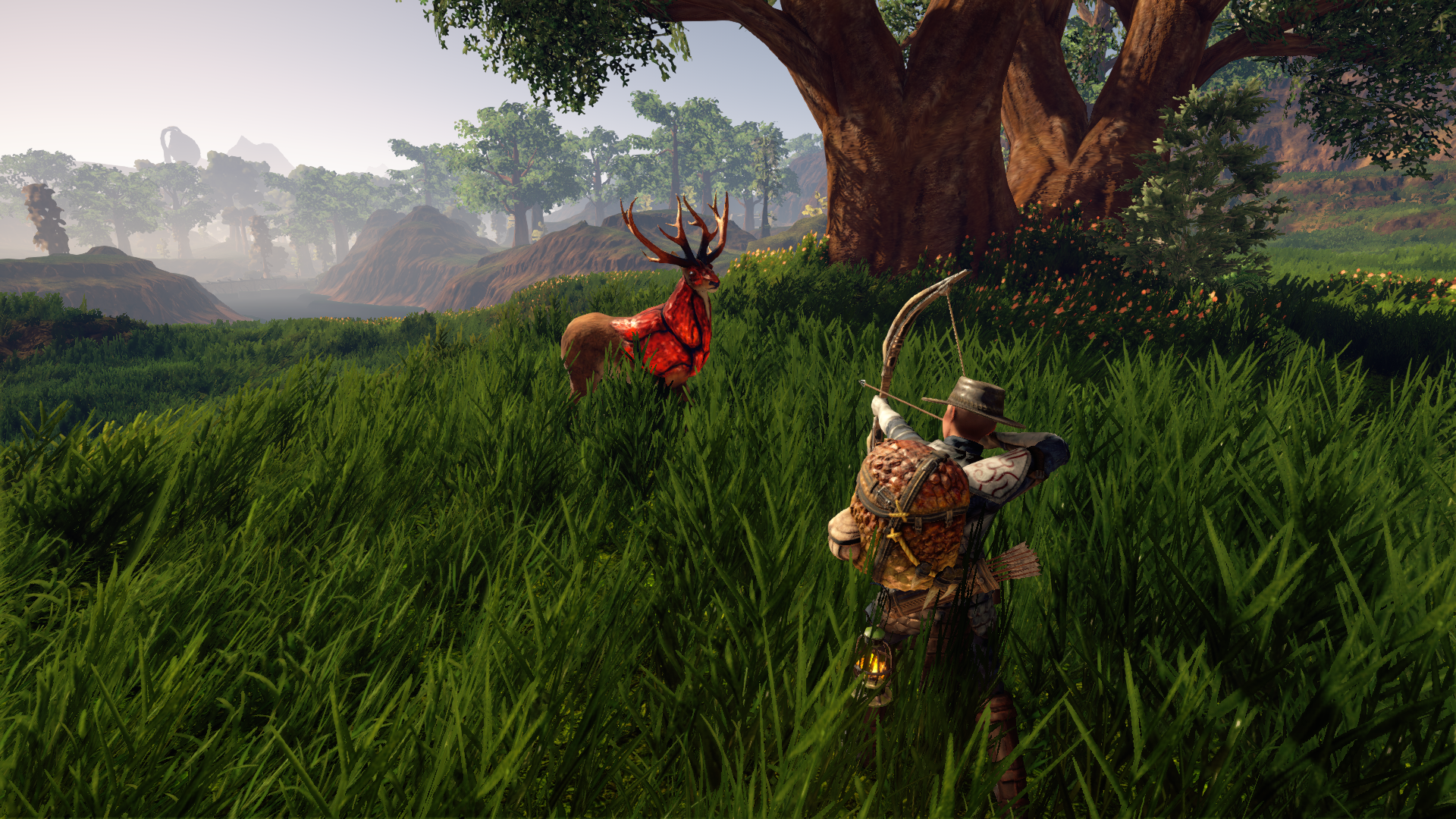 Hunting is a key component to Outward.
