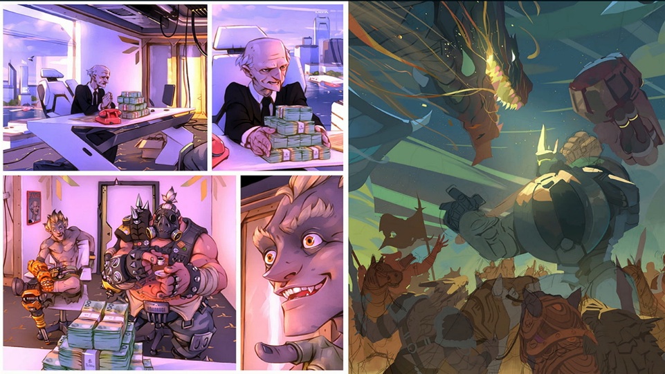 Overwatch: short online comic