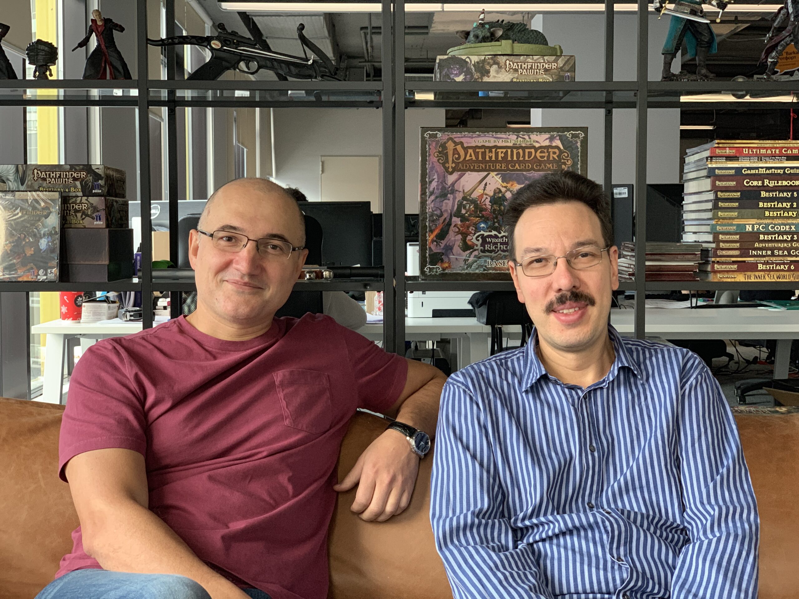 Owlcat Games hed Oleg Shpilchevskiy (left) and Alex