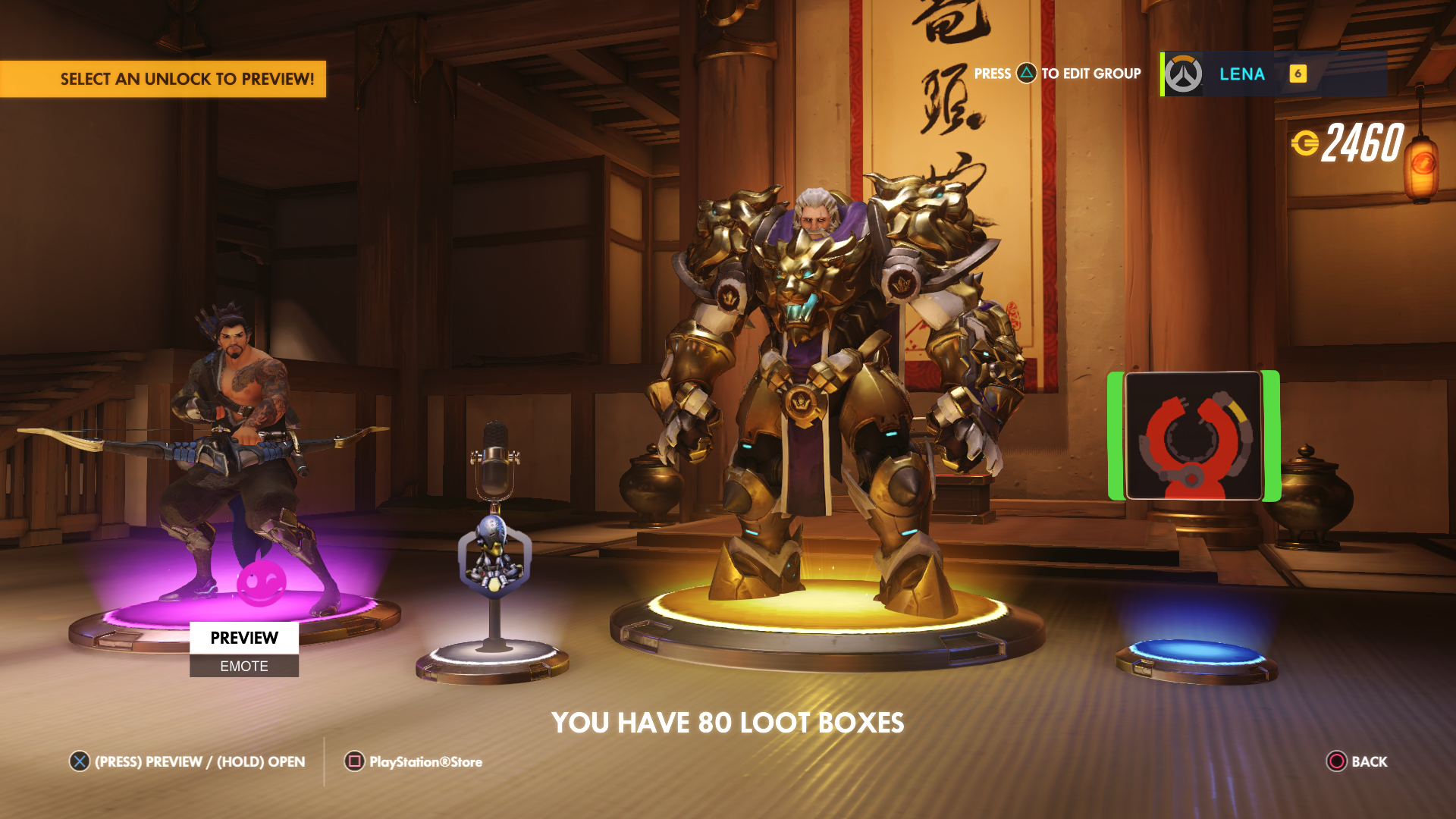 Overwatch cosmetic rewards