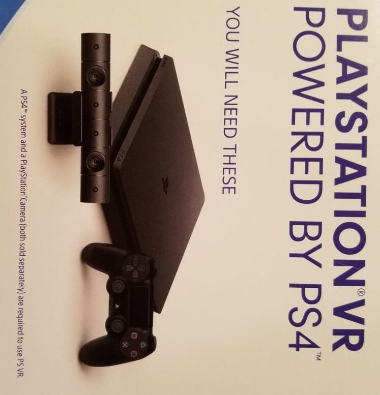 The retail box shows that you need the camera.