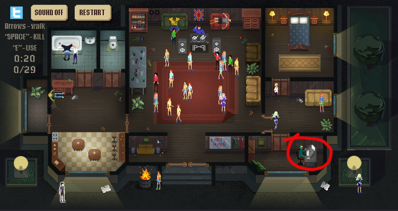 That's PewDiePie in the bottom right corner, apparently.