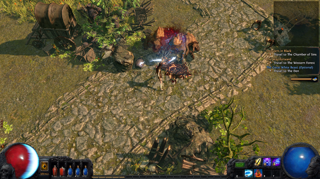 Path of Exile does more than just feature an old-school skill tree -- it's setting