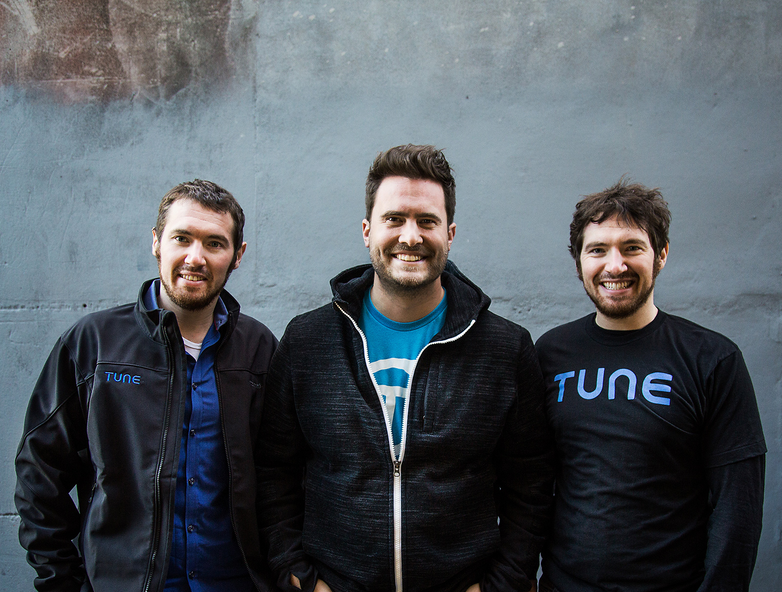 Tunesters Lucas Brown, Peter Hamilton, and Lee Brown