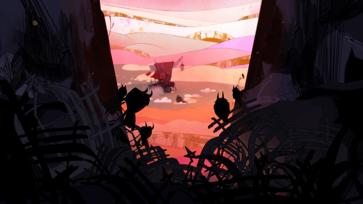 Pyre takes place in a wasteland.