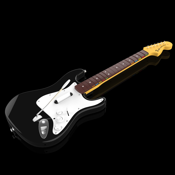 Rock Band 4's guitar controller.