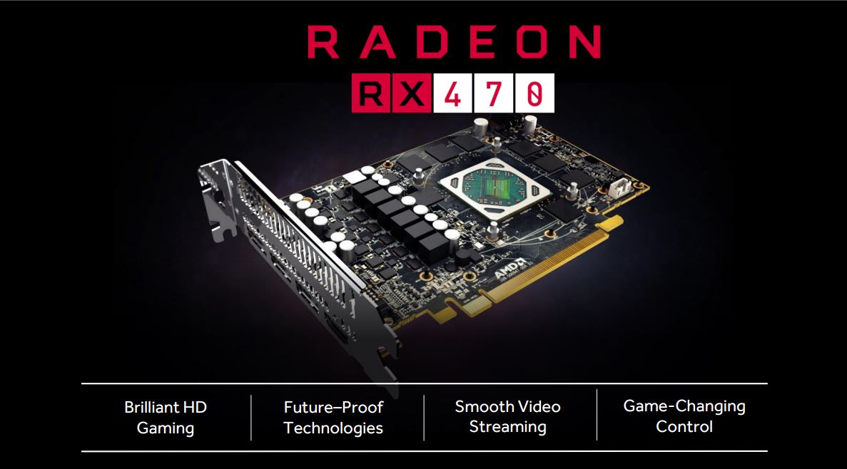 AMD is positioning the 470 as a go-to device for 1080p60 gaming.