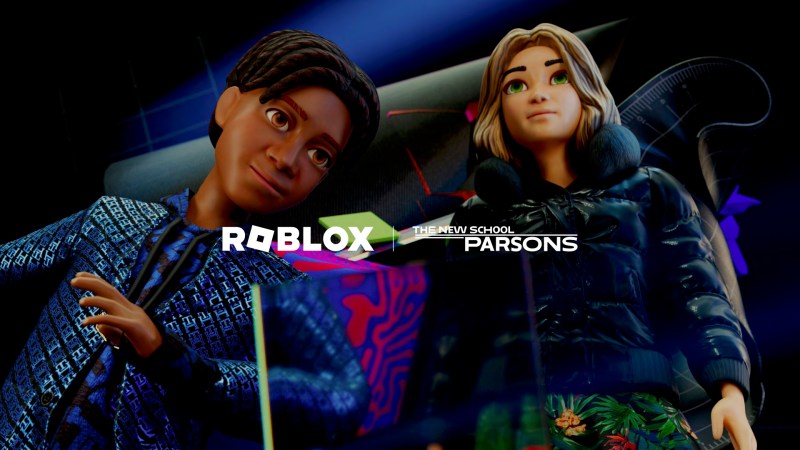 Parsons School of Design and Roblox partnership.