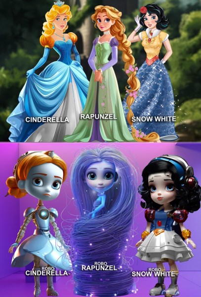 Robo princess versions for Elf Labs.