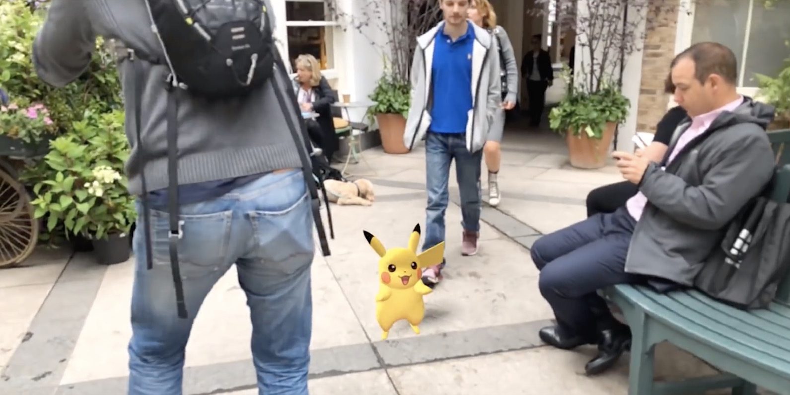 A demonstration of the Niantic Real World Platform.