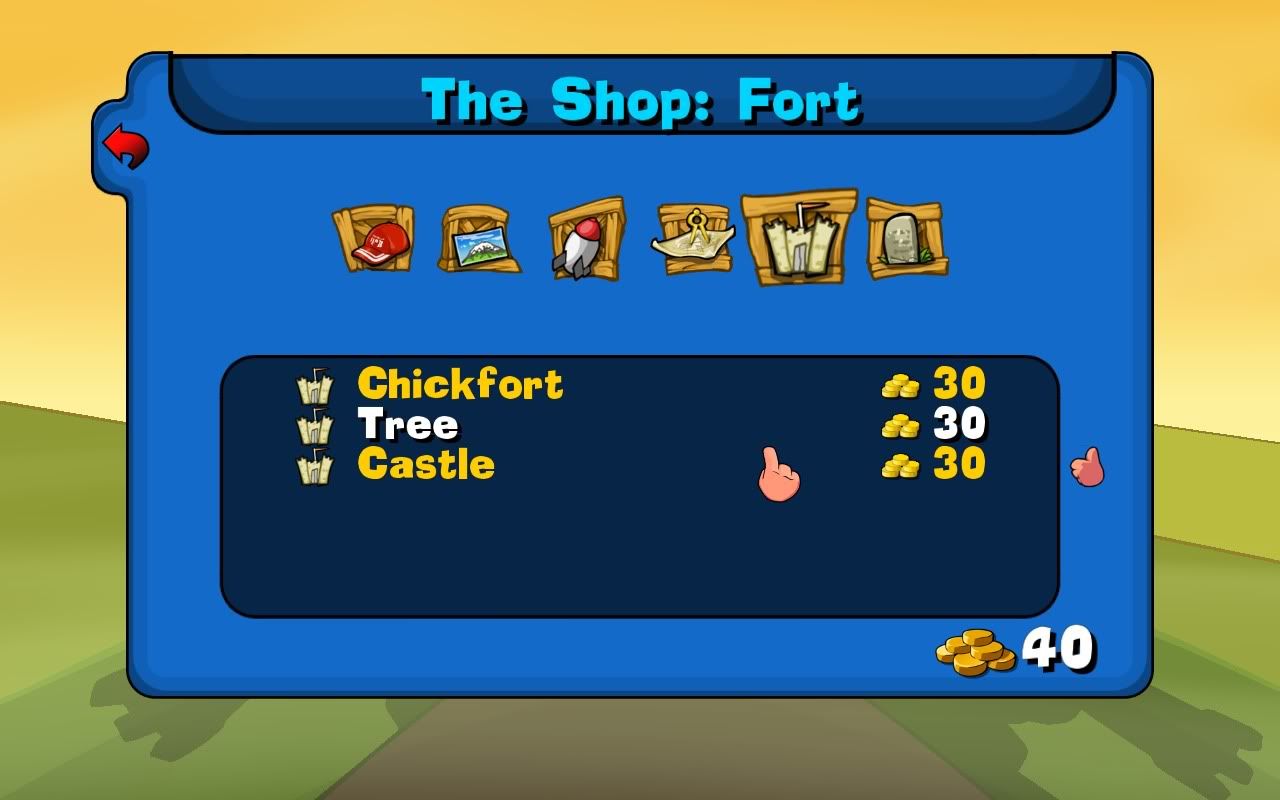 Worms menu