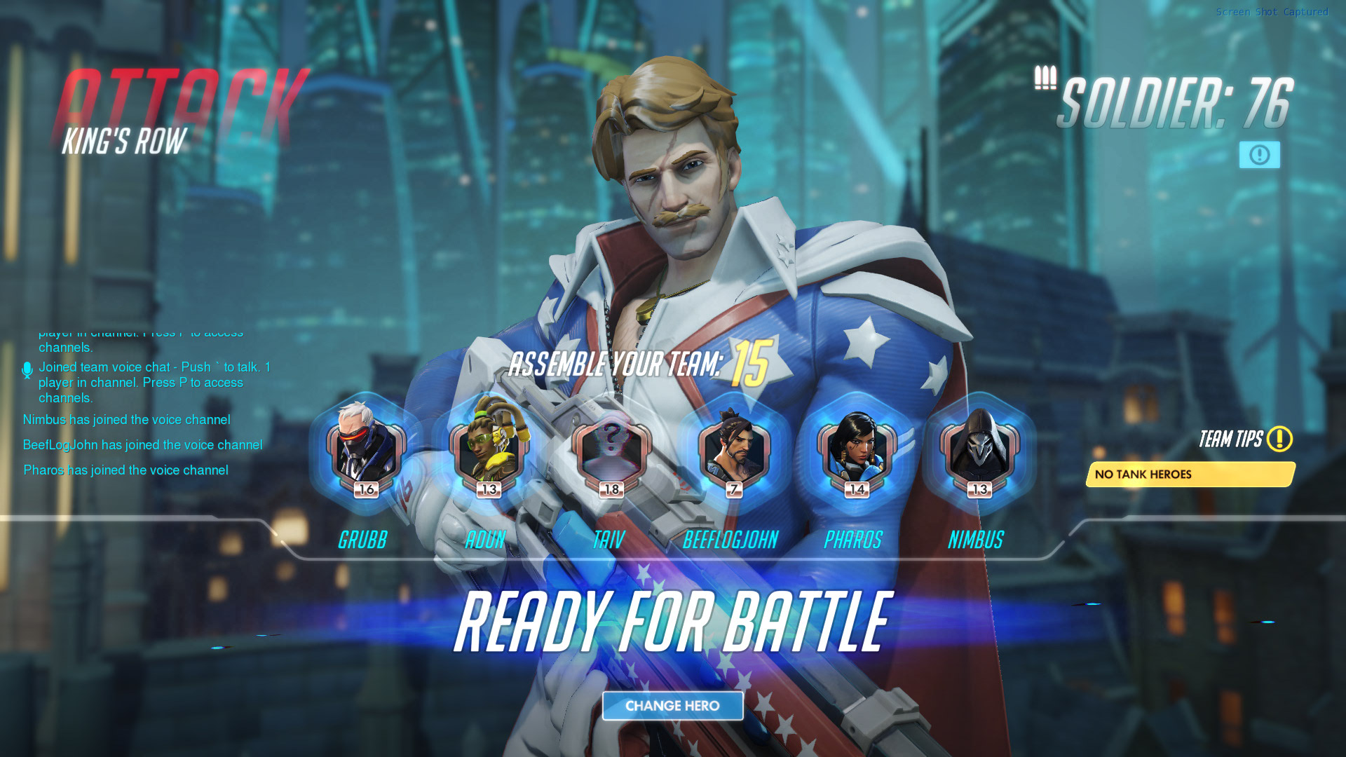Soldier is so hot that the servers melted.