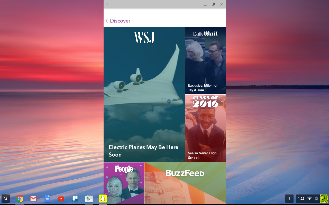 Snapchat is hereby now on desktop, thanks to the Play Store coming to Chromebook.