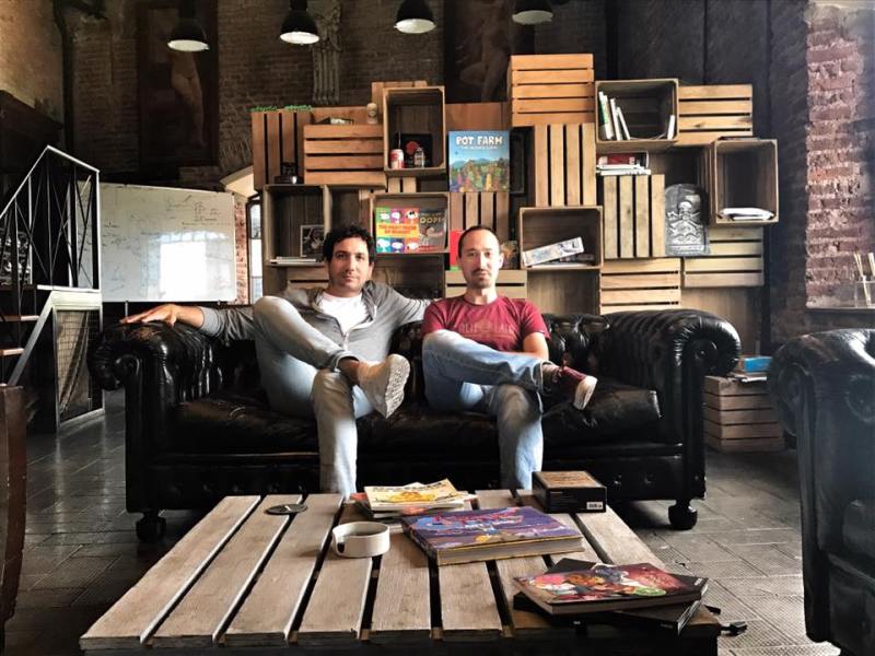 Pixowl founders Sebastian Borget and Arthur Madrid.