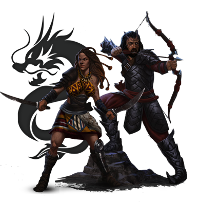 Characters from the upcoming Seven Dragon Saga.