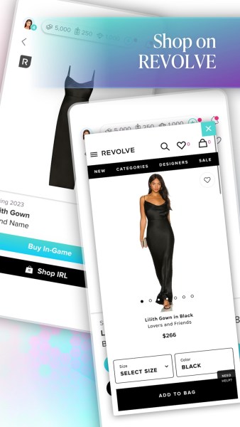 You can shop on Revolve in Bellemint.