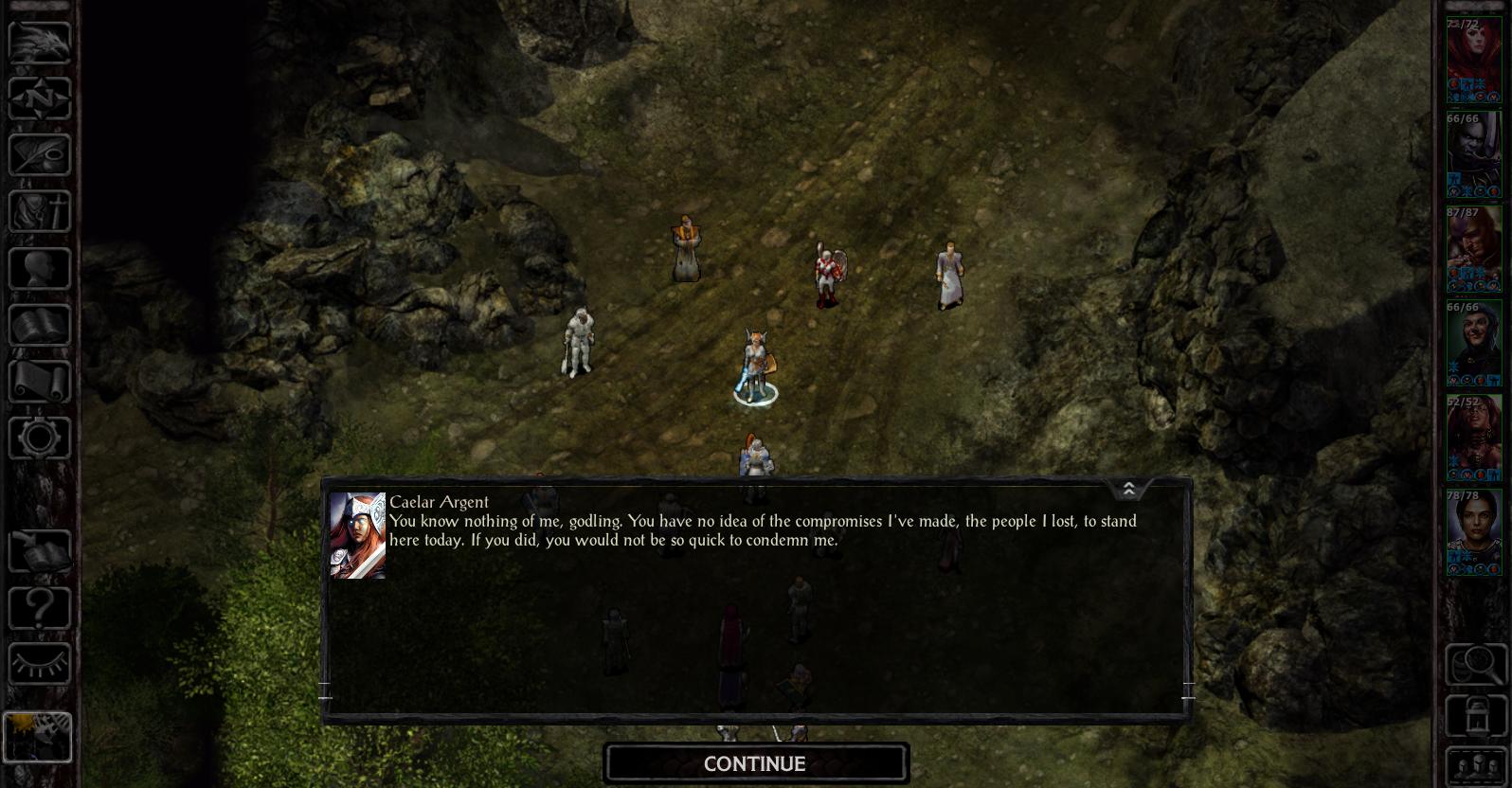 The Shining Lady is your enemy -- but this doesn't mean you can't talk things out first.