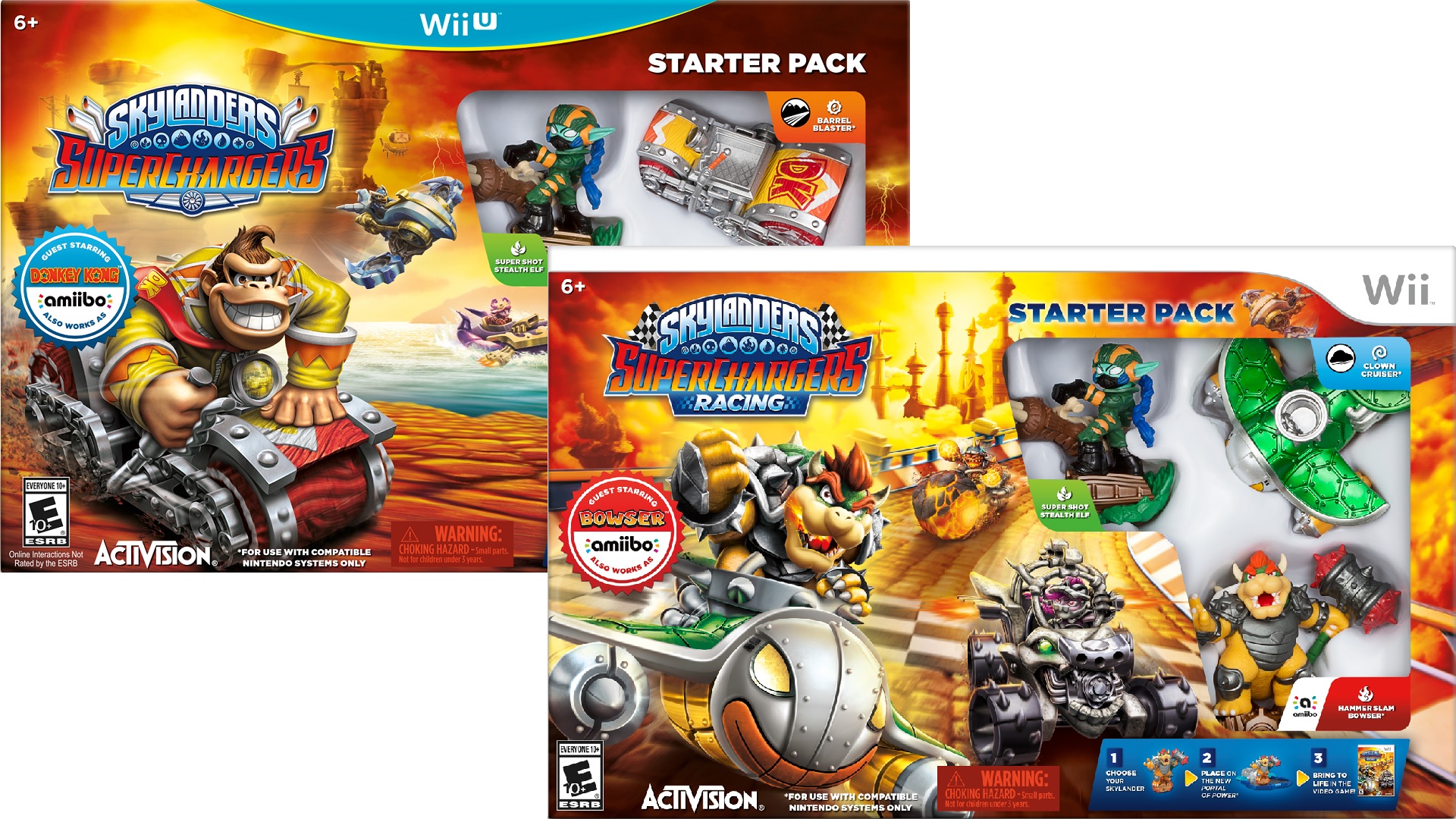 Many people are confusing these two. Unfortunately, the Wii version only includes the racing portion of the game. Buyer beware.