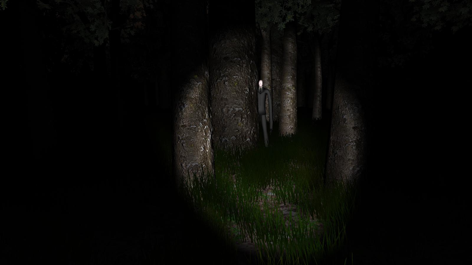 Just a normal night. You know, walking around in the woods picking up cryptic messages with a faceless demon man after you.