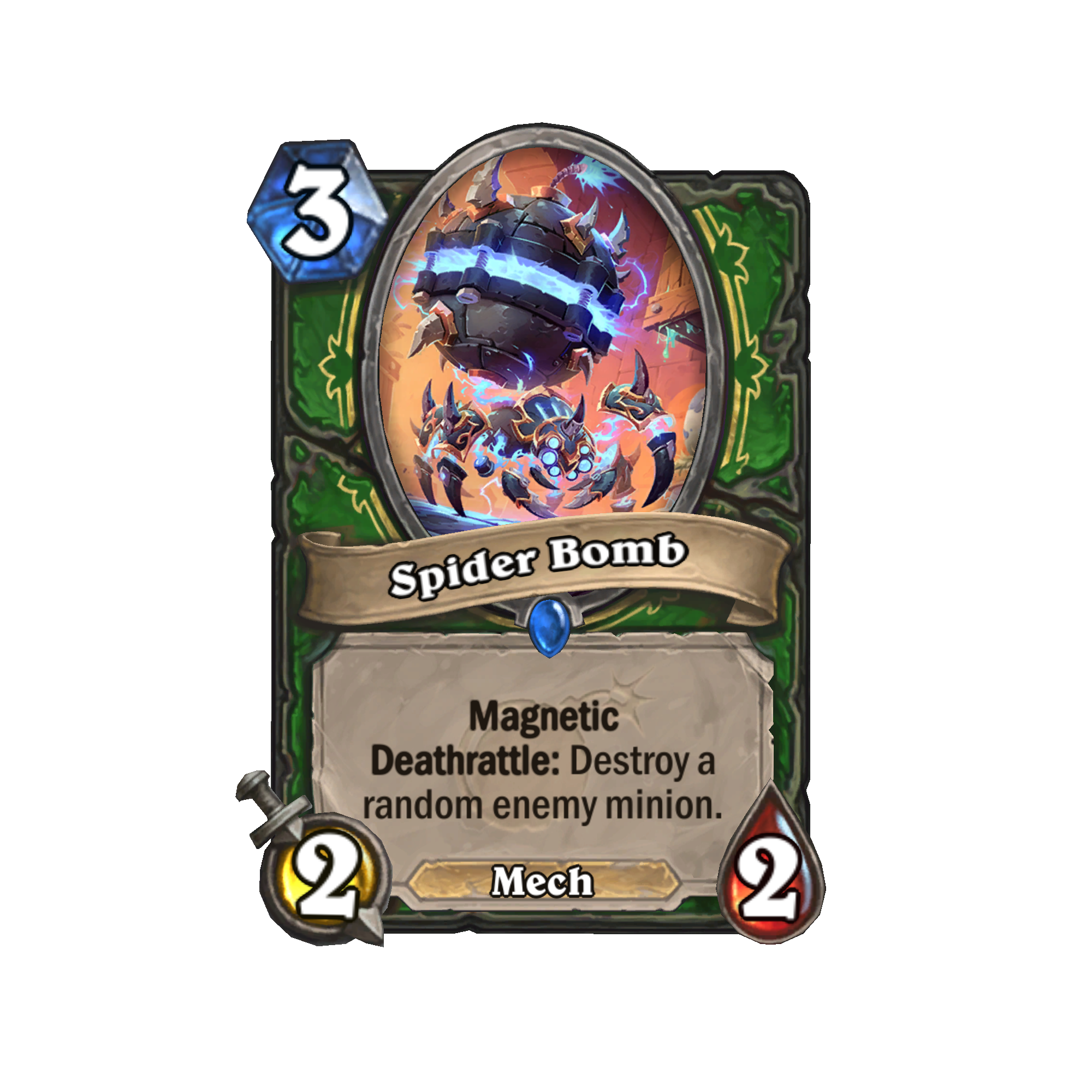An example of a Magnetic card.