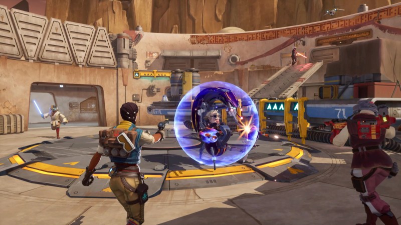 Star Wars: Hunters arena action.