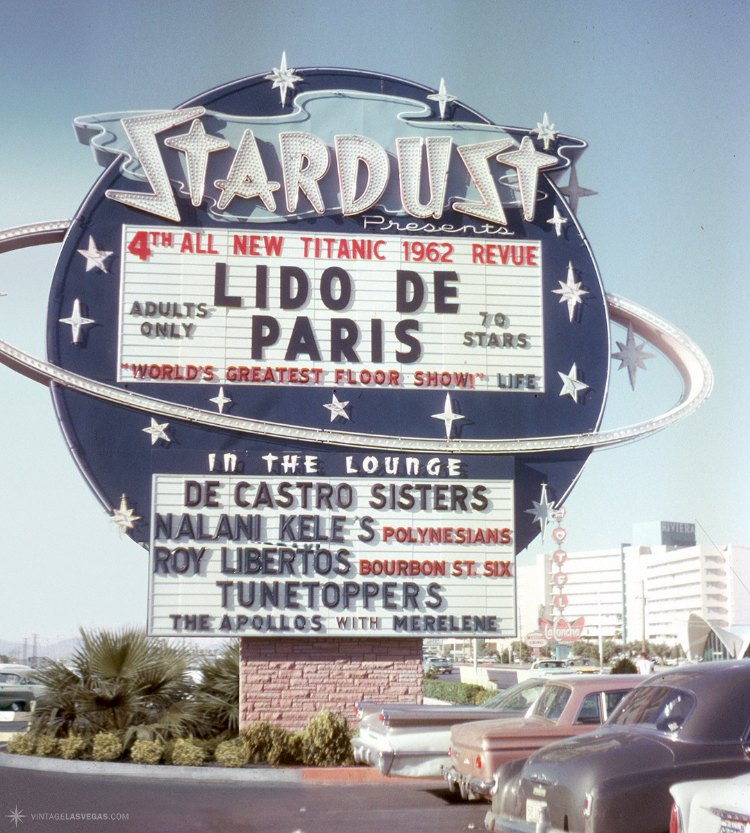 The Stardust Globe sign