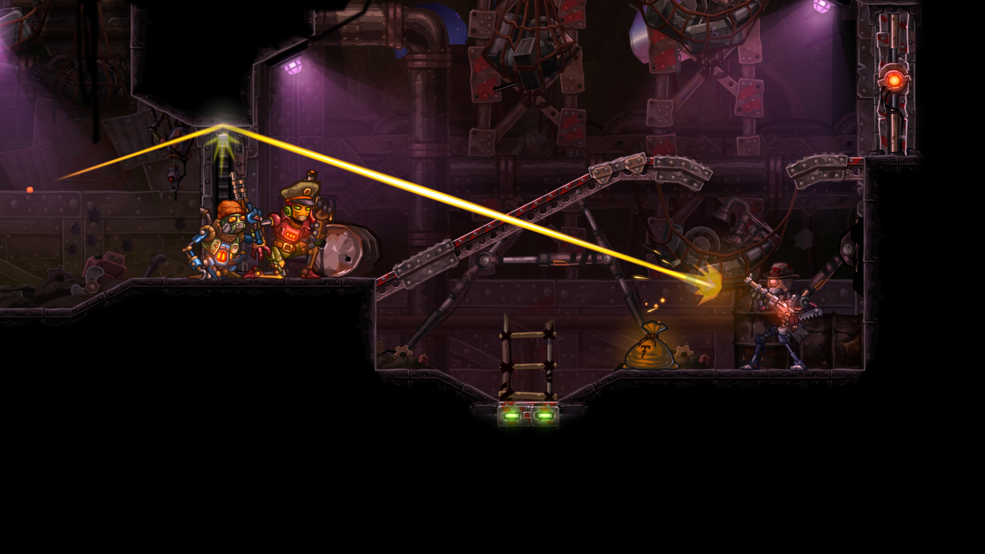 Ricochets can be helpful.