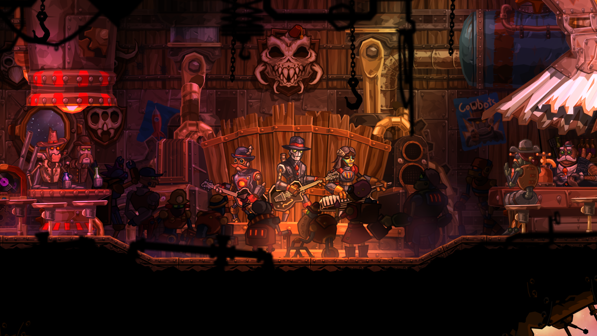 Image & Form teamed up with Steam Powered Giraffe for SteamWorld Heist's soundtrack.