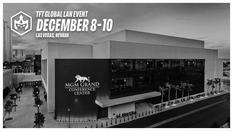 TFT esports open bracket event with take place in Las Vegas December 8-10, 2023 at the start of Teamfight Tactics Set 10