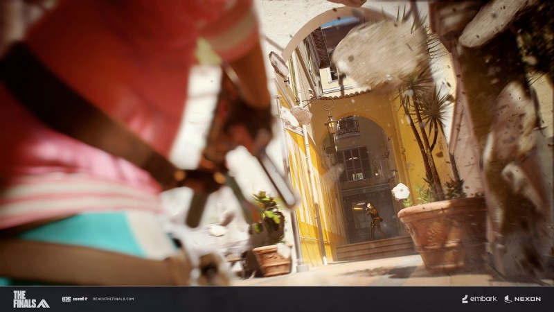 Running down the narrow streets of Monaco.