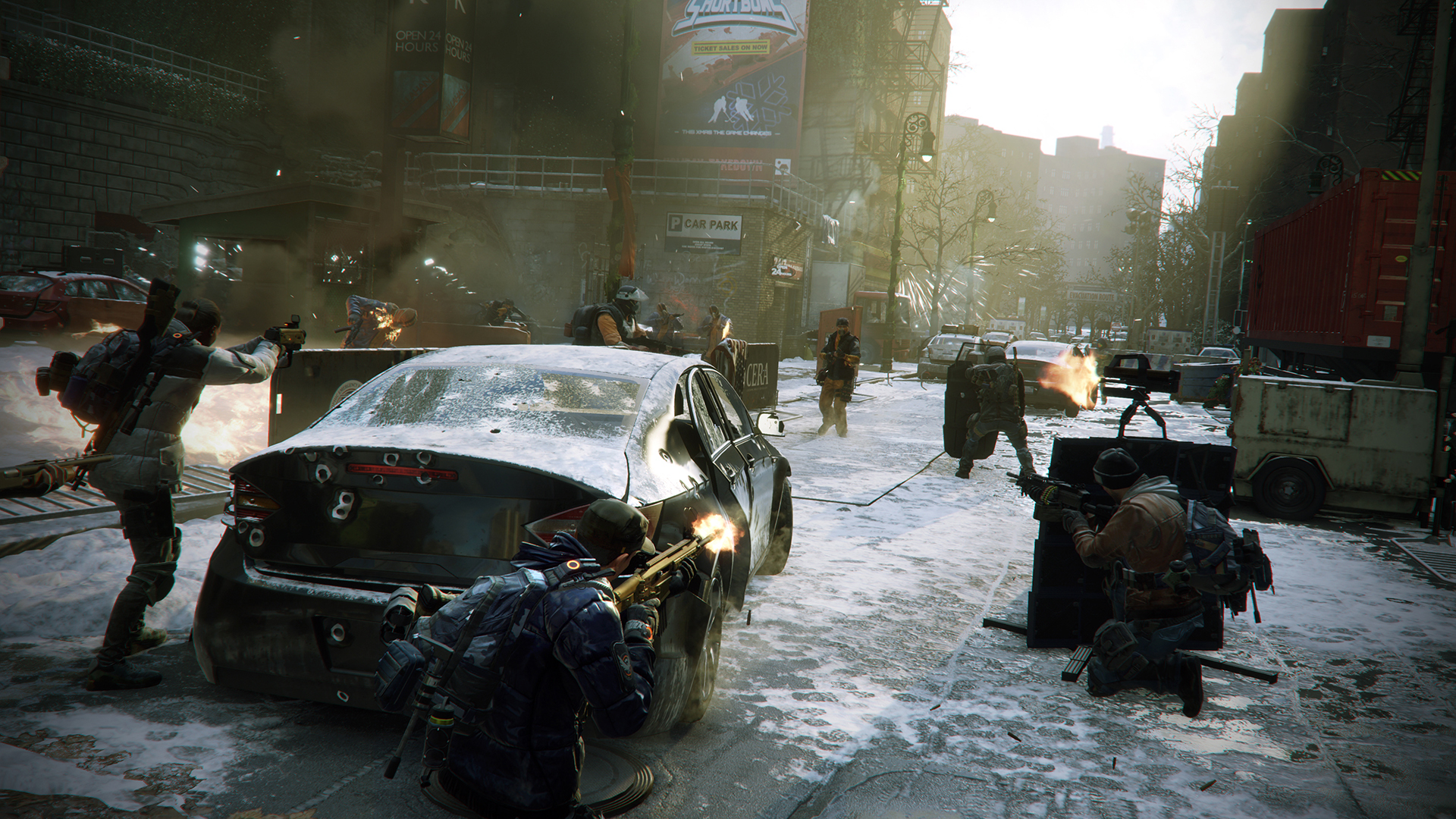 You'll encounter roving gangs in NYC's unruly streets.