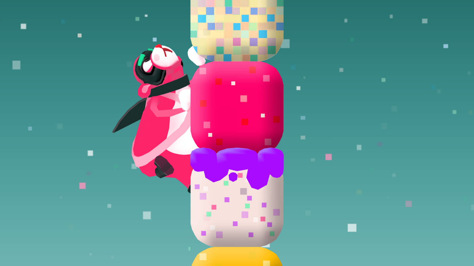 This little guy likes to climb. It's probably the cape that does it.