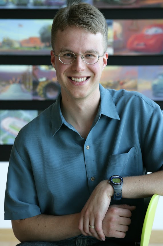 Cars Character Lead Tom Sanocki poses for his headshot at Pixar Animation Studios on May 9, 2006 in Emeryville, Calif. Now he runs Limitless. (Photo by Deborah Coleman / Pixar)