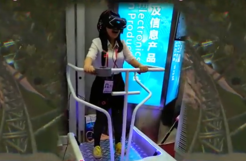 Guangzhou Zhuoyuan's 9DVR simulator is popular for out-of-home VR experiences in China