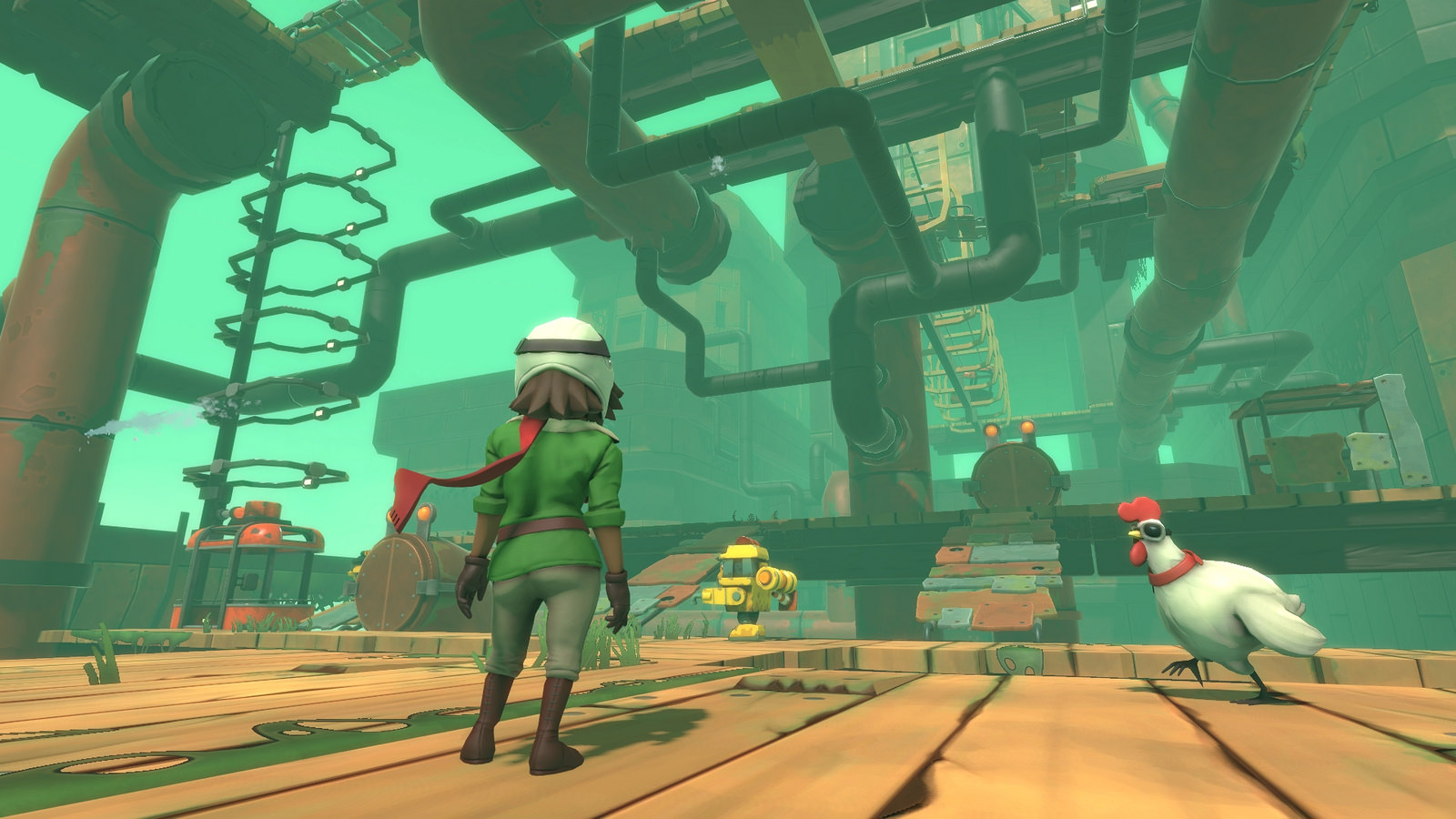 Wayward Sky is an adventure game for PSVR -- and it has a chicken!
