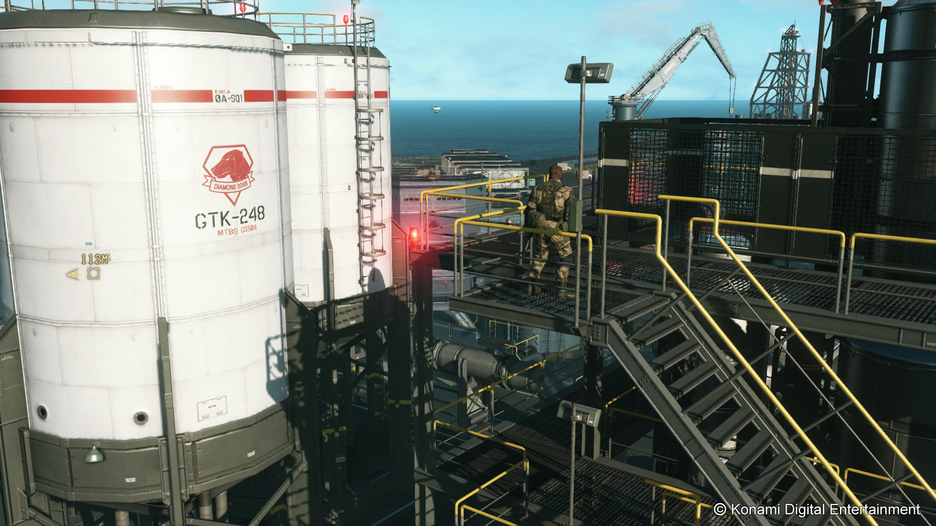 The bases are located offshore, on a rig.