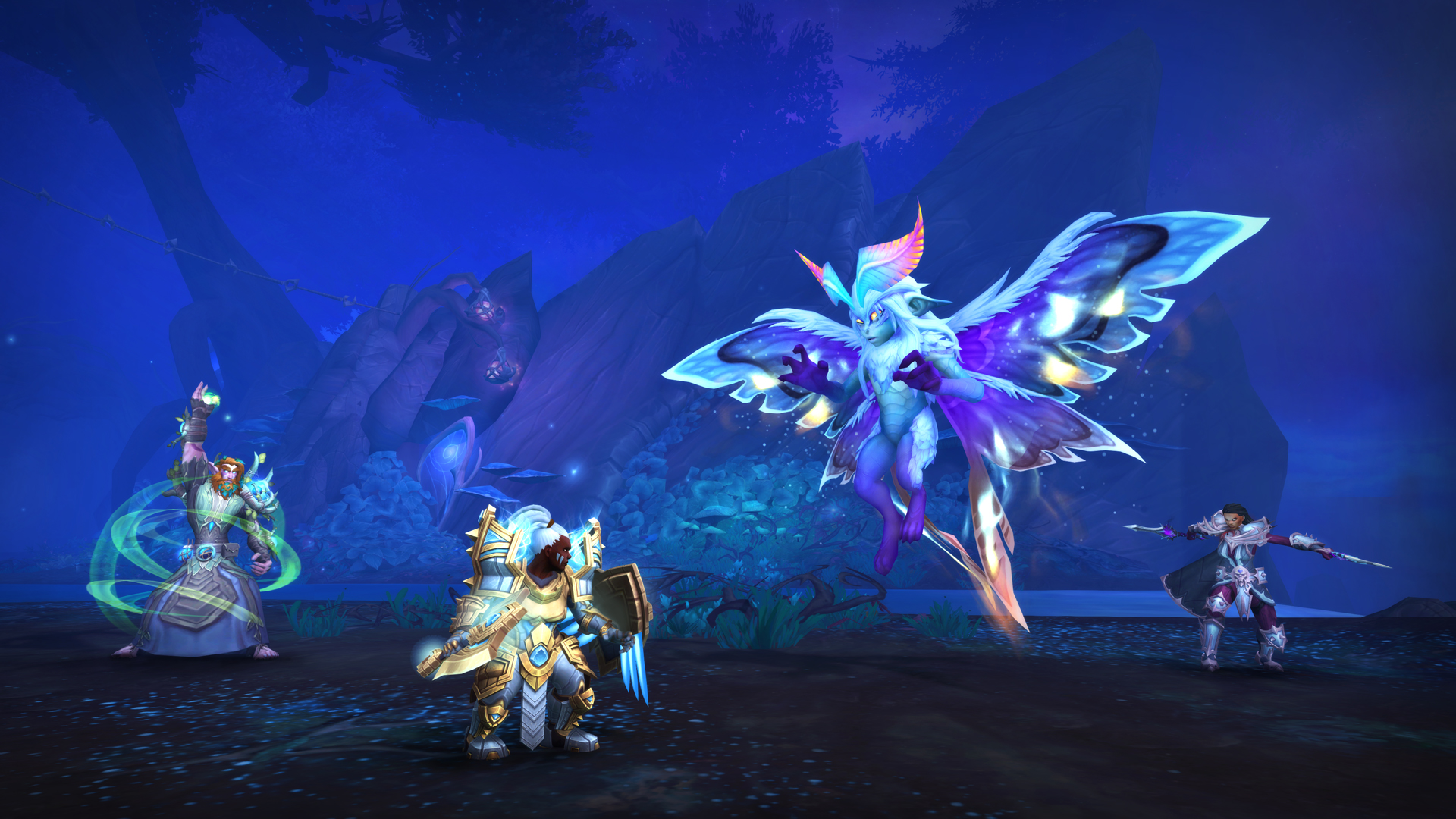 A Night Fae creature in the Tirna Scythe dungeon.