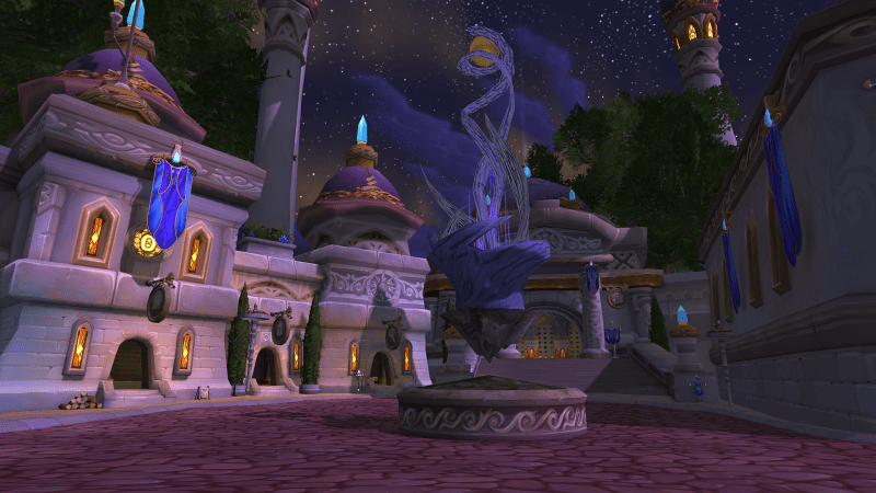 Dalaran is the main base for players.