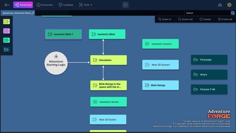 How Adventure Forge makes it easier to design game sequences.