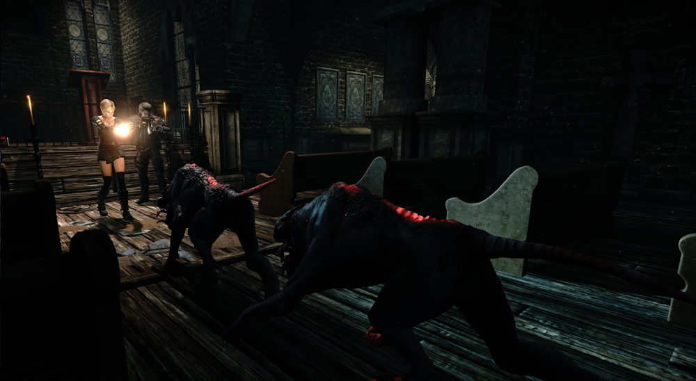 Alone in the Dark: Illumination church beasts