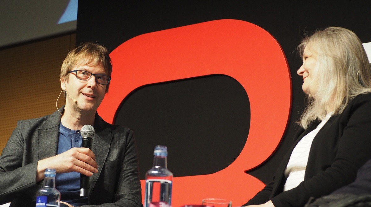 Mark Cerny and Amy Hennig talk about the good old days at Gamelab.