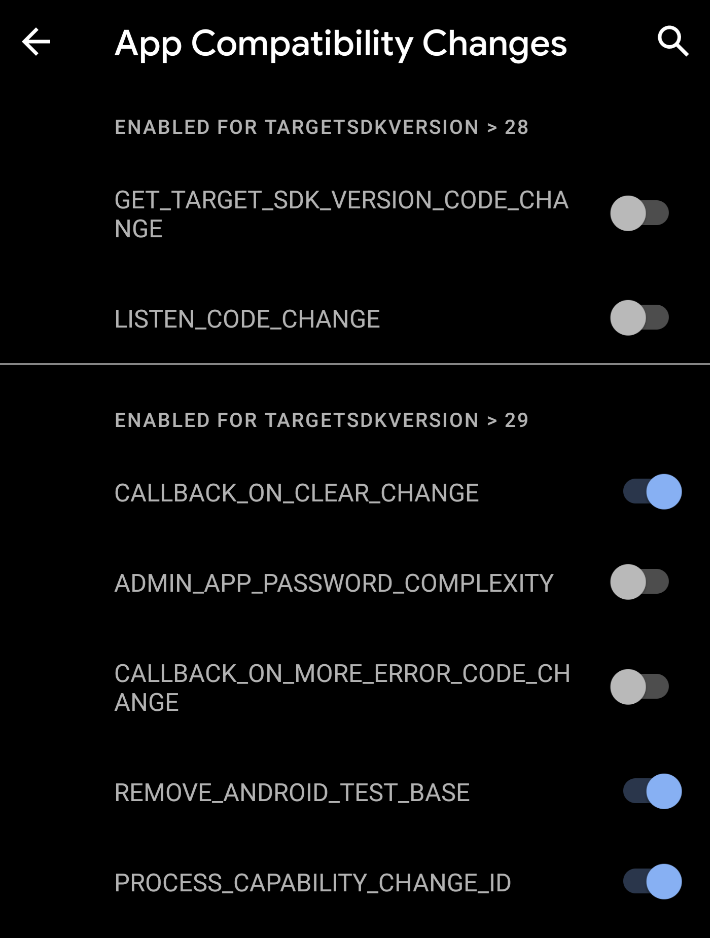 Android 11 app compatibility changes