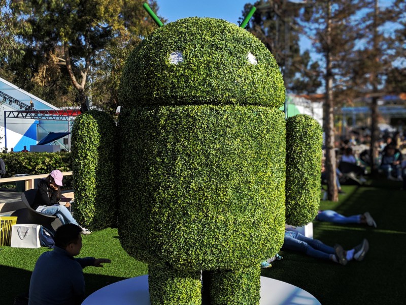 Android at Google I/O developer conference in Mountain View, California