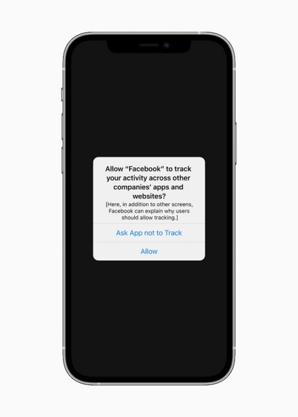 Apple will require opt-in from the user for data tracking.