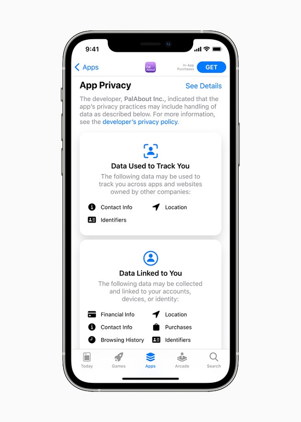 Apple will require you to opt-in if you want your data shared.