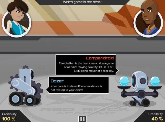 Argubot Academy argument battle